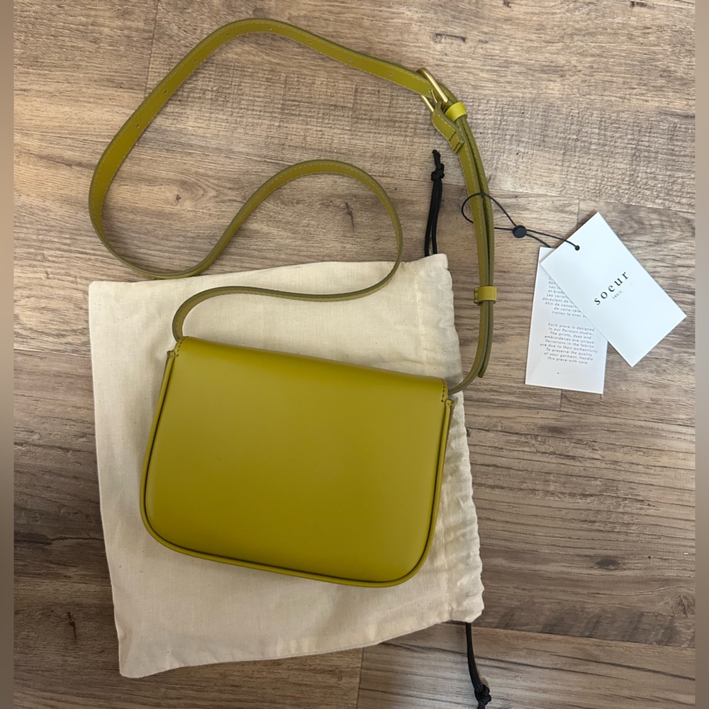 Souer Bell Very Mini Bag in mustard yellow - Picture 11 of 15